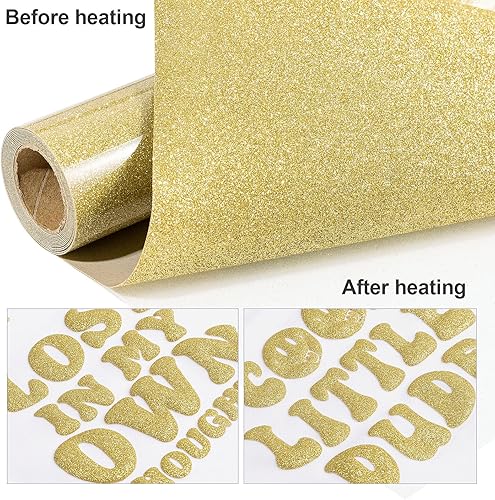 Miniatura 10 de VINYL FROG Vinilo de transferencia de calor 3D de 10 x 6 pies, espuma de chocolate, vinilo para planchar en vinilo para bricolaje, diseños de prensa