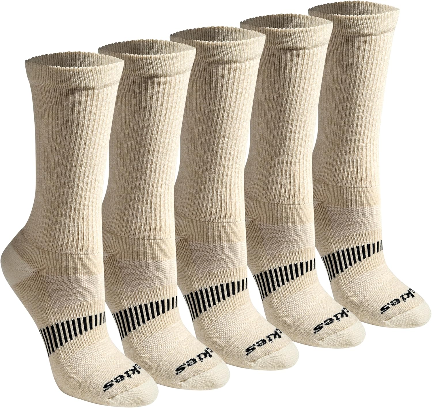 Dickies womens Dri-tech Merino Wool-blend Moisture Control Crew Socks (5 Pairs) Dickies womens Dri-tech Merino Wool-blend Moisture Control Crew Socks (5 Pairs)