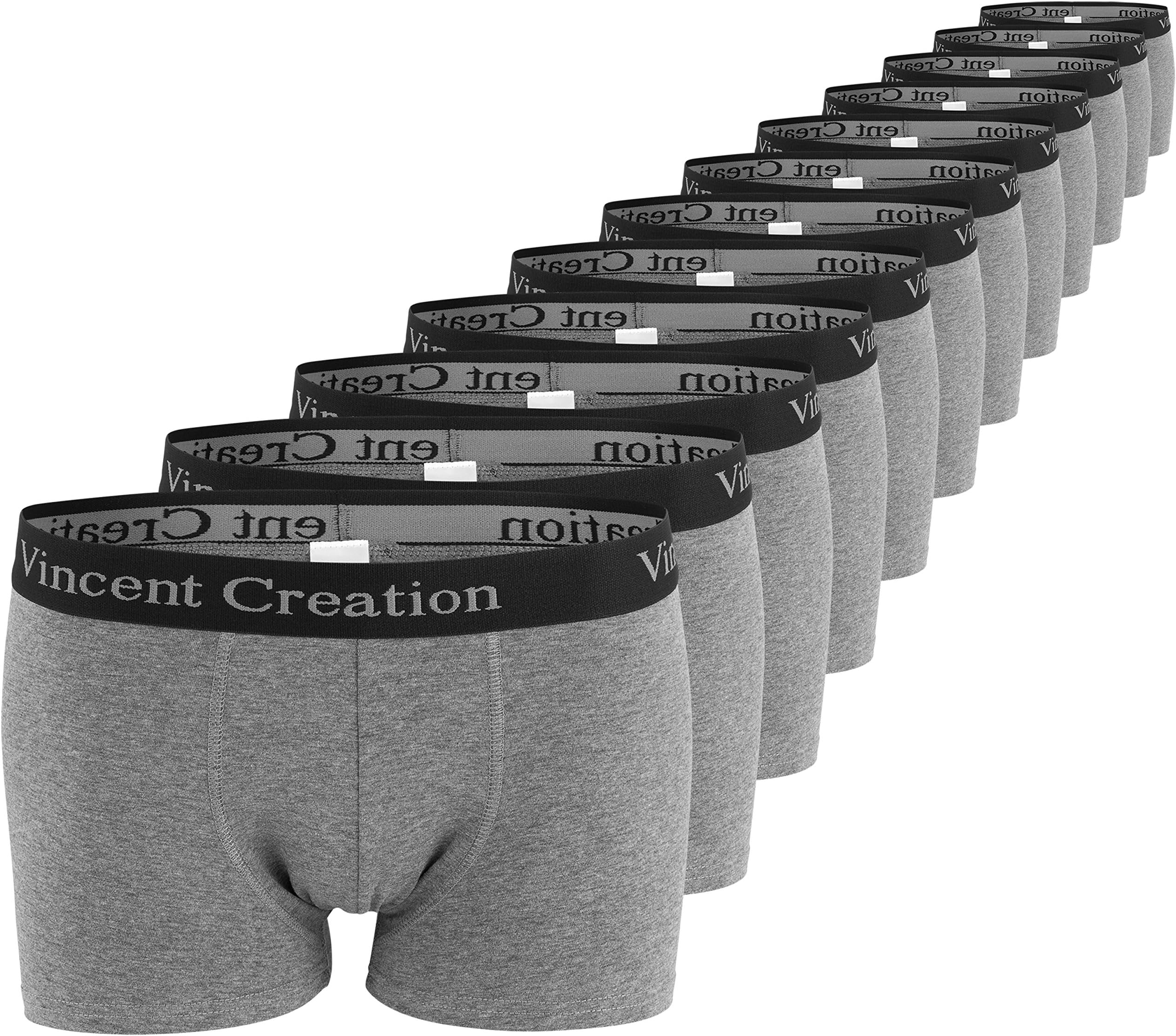 Vincent Creation Pack of 12 Men's Boxer Shorts Soft Cotton | Trunks