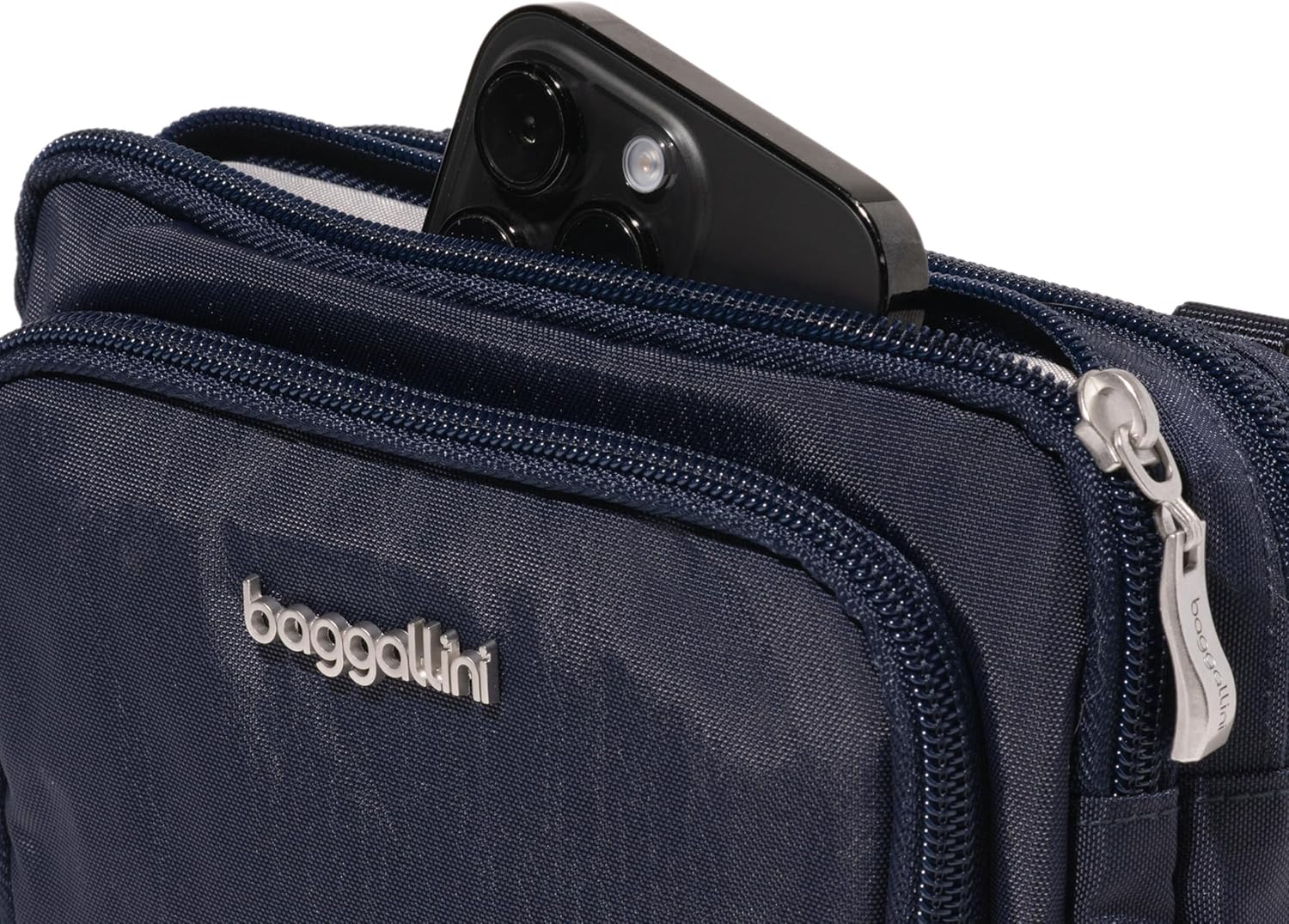 Baggallini Triple Zip with Front Wallet/Trifecta RFID Wallet Crossbody - Image 11