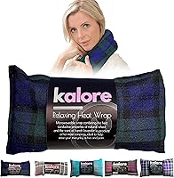 Vista 10 de Bolsas térmicas para microondas para calidez en invierno, comodidad para la espalda, el estómago y la cabeza – Envoltura de cuello de algodón tartán