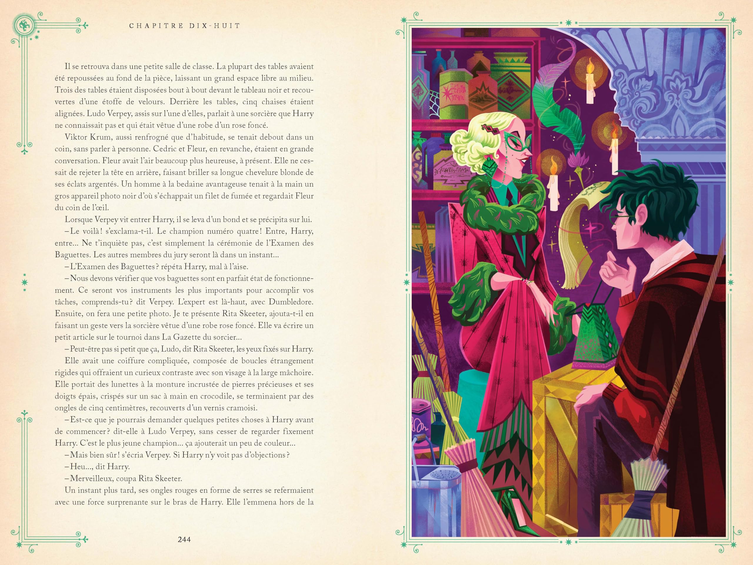 Harry Potter et la Coupe de Feu - Édition illustrée interactive: Illustrations par Karl James Mountford