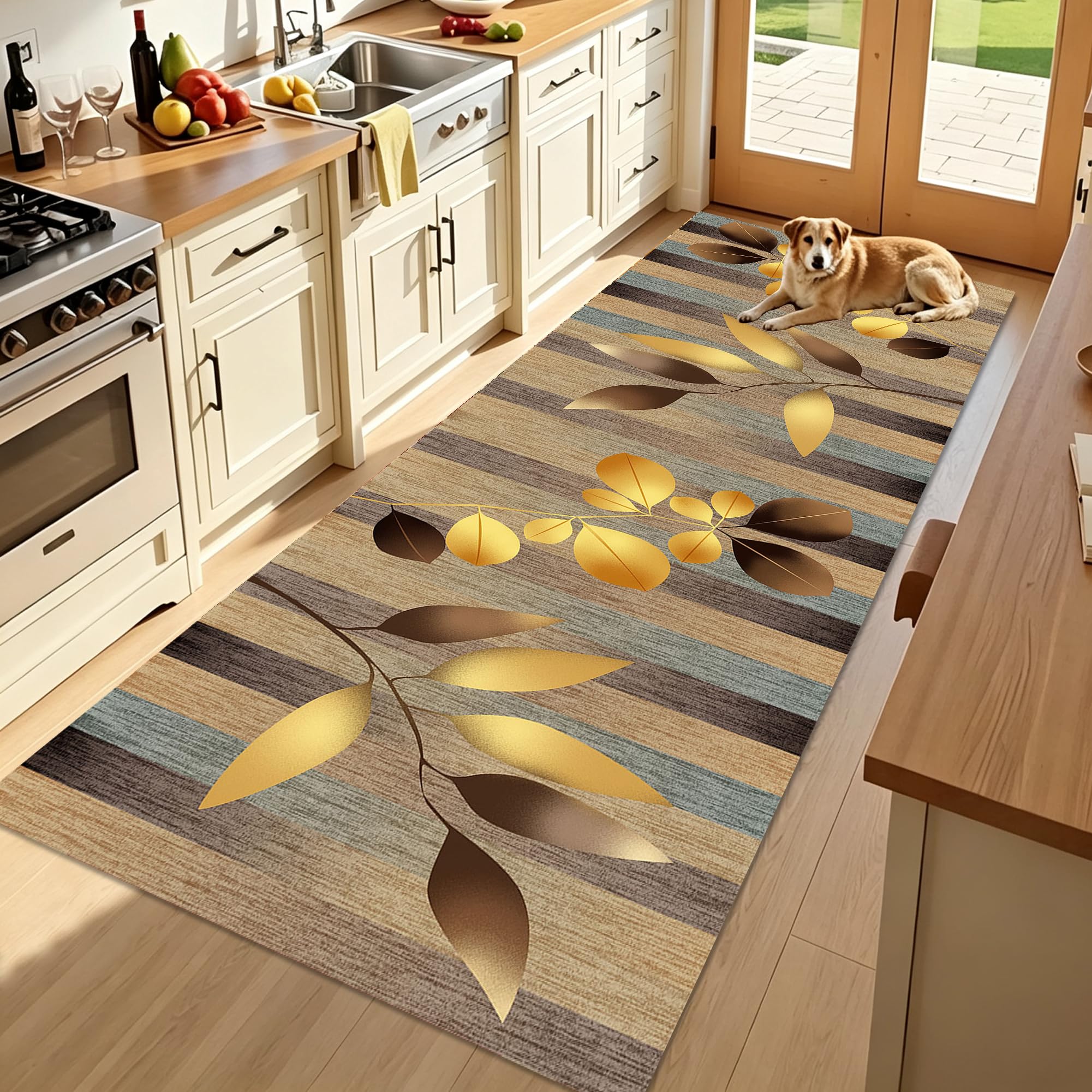 Alfombra pasillo larga y antideslizante para cocina y salón de 40x180 cm