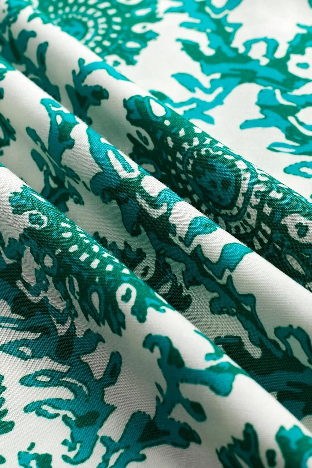 CUPSHE Women Boho Maxi Summer Dress Plunging V Half Dolman Sleeve Empired Waist Side Slit Sundress Holiday Beach Dresses - Image 6