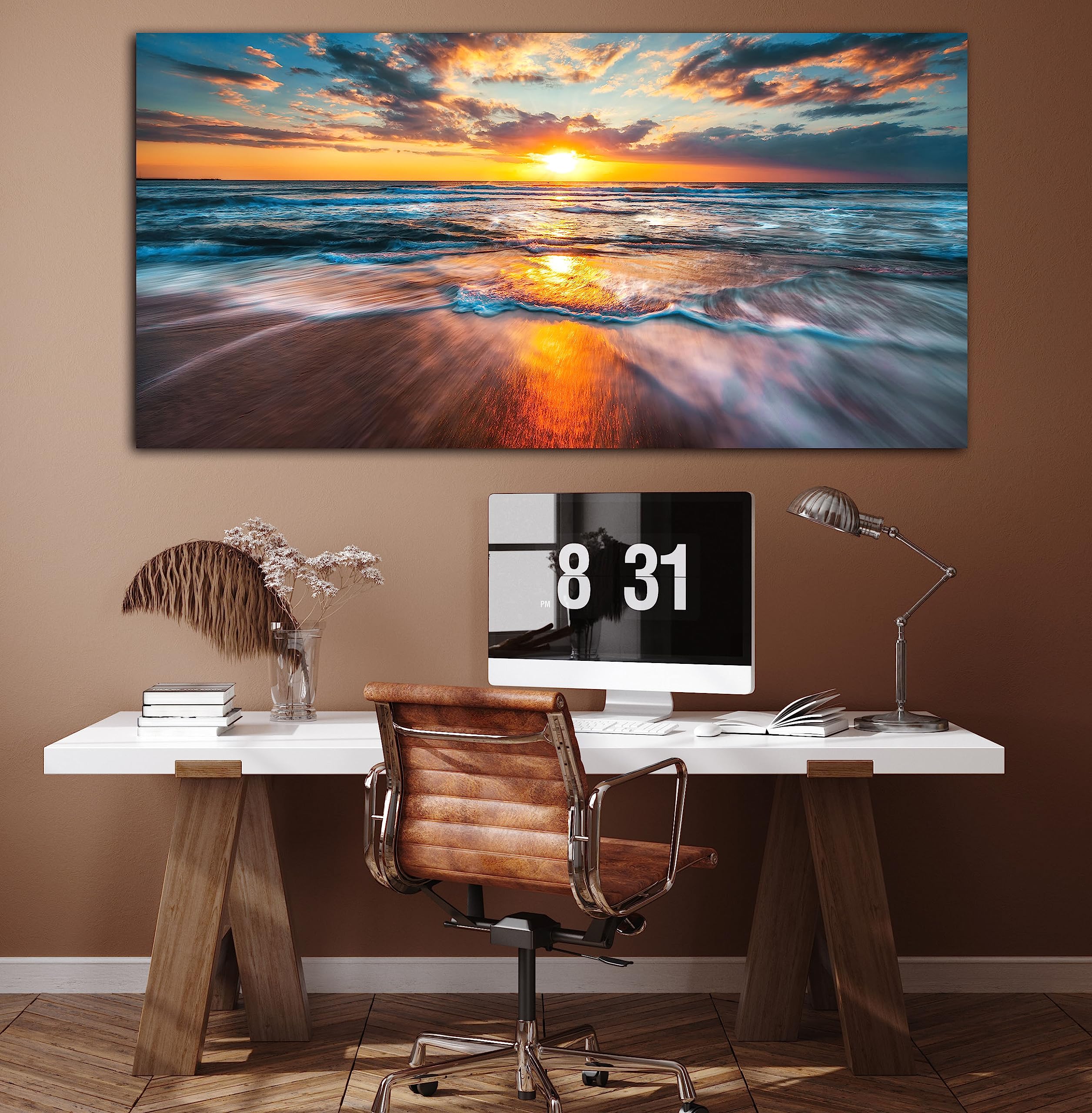 Amazon.com: GUGIKA Ocean Wall Art for Living Room, Large