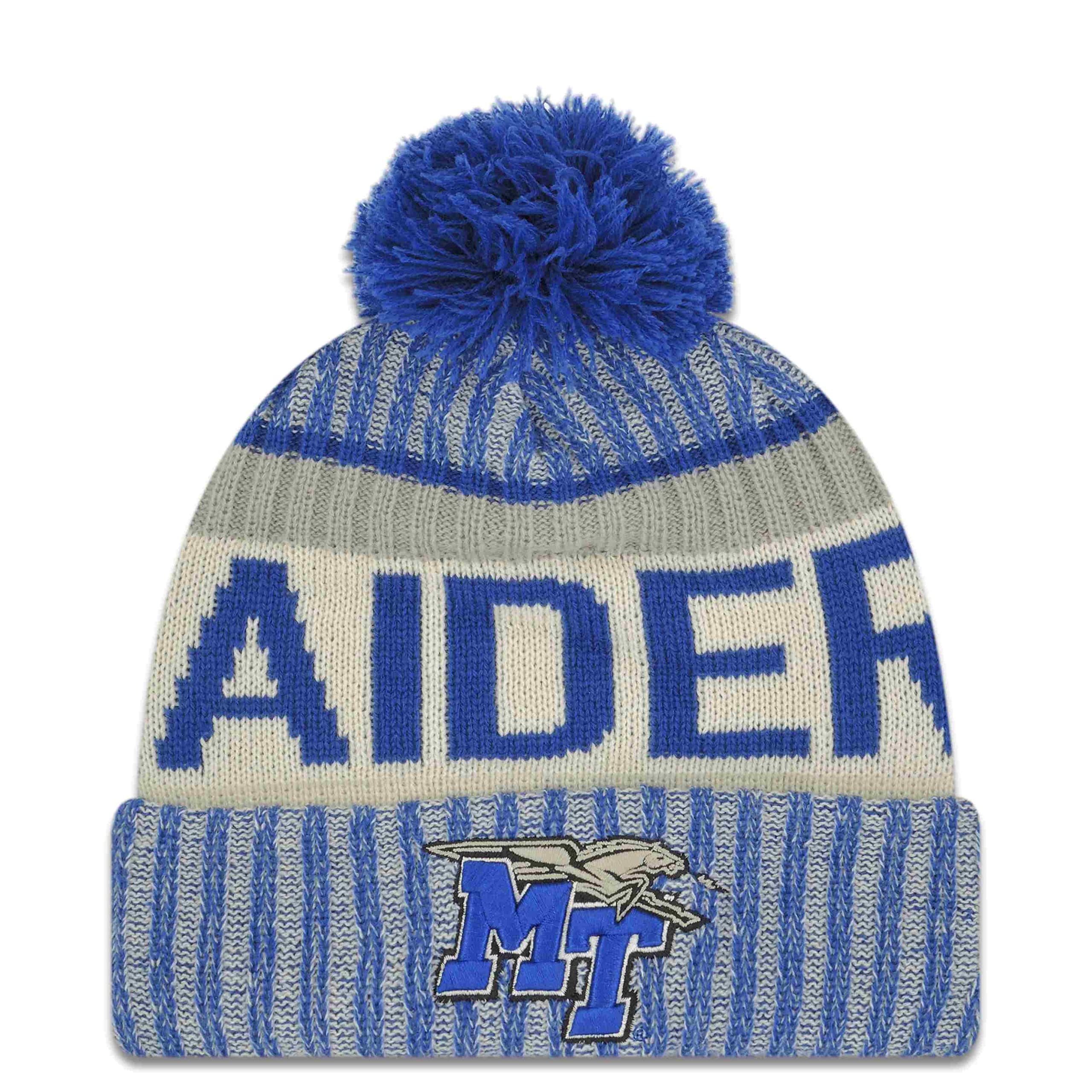 New Era Authentic NCAA College Team Color Cold Weather Cuffed Knit Beanie Skully Cap/Trapper Hat One Size Fit Most