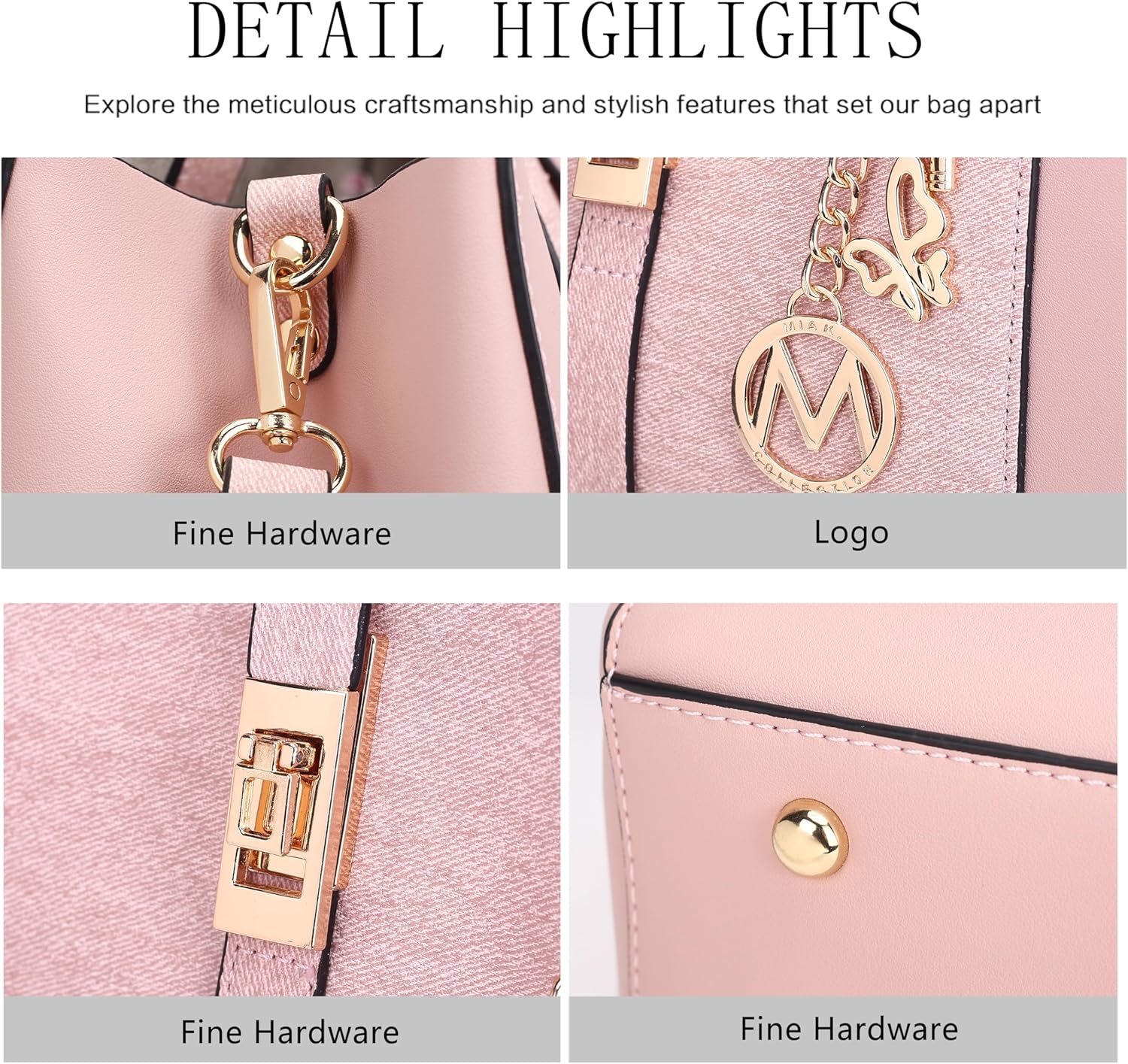 MKF Collection Satchel Bag & Wristlet Wallet for Women’s Crossbody Bag Tote Handbag Top-Handle Purse by Mia K - Image 7