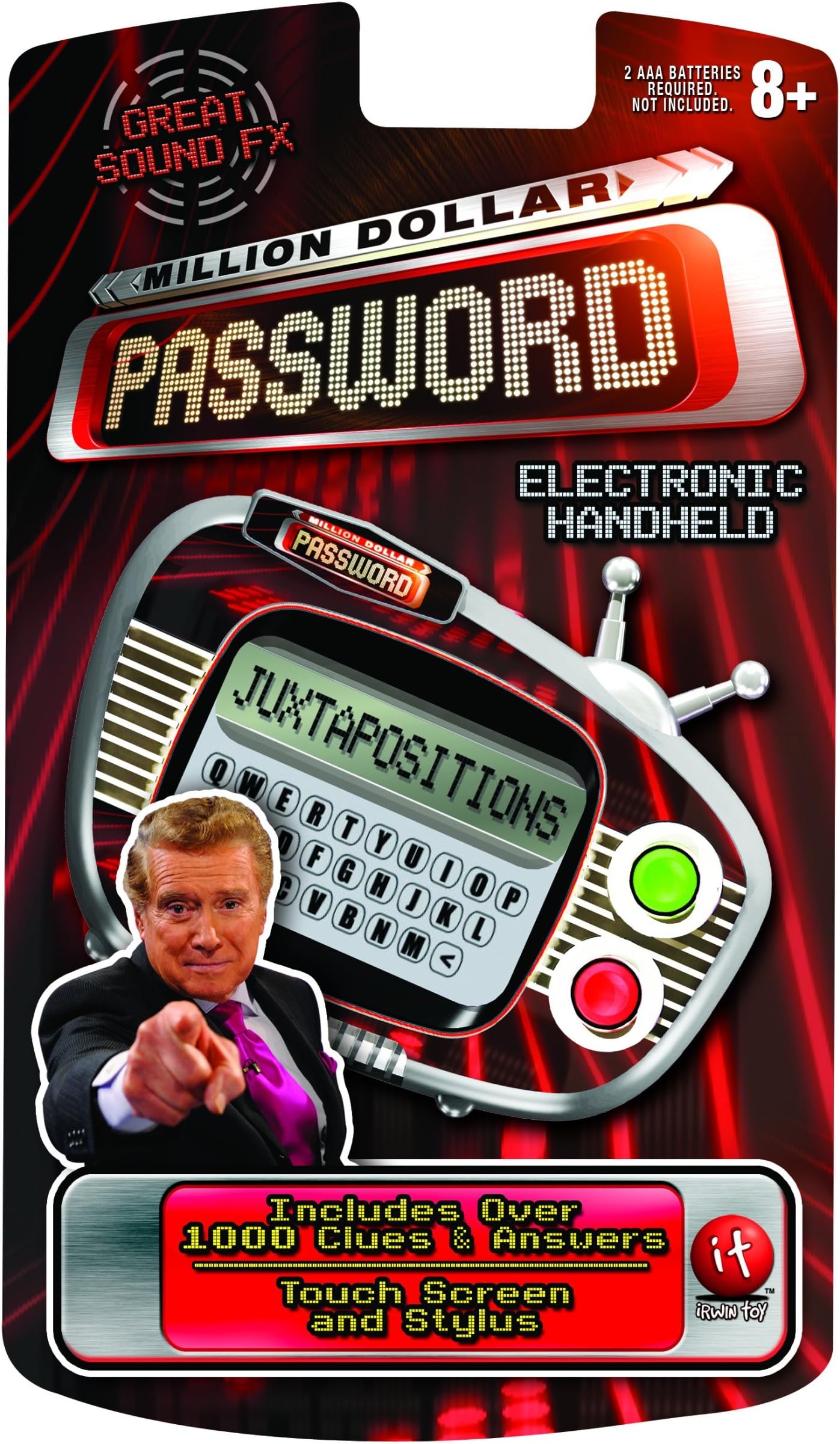 Million Dollar Password Handheld with Touch Pad