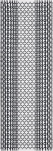 Miniatura 3 de SAFAVIEH Colección Montauk - Alfombra de pasillo, 2 pies 3 pulgadas x 7 pies, azul marino y marfil, algodón hecho a mano, ideal para zonas de alto