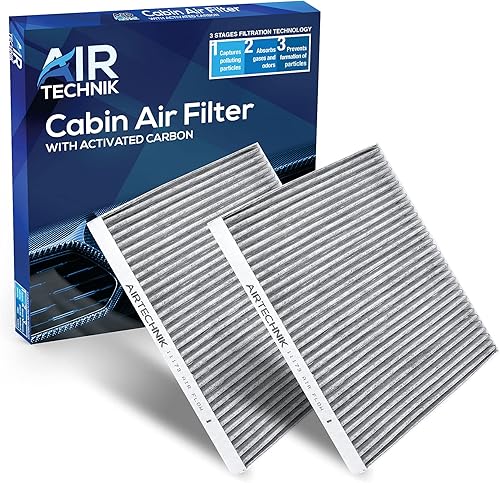 Miniatura 281 de AirTechnik Filtro de aire de cabina CF11670 con carbón activado Compatible con Ford Ecosport 2018-2022, Fiesta 2011-2019 - BE8Z-19N619-A