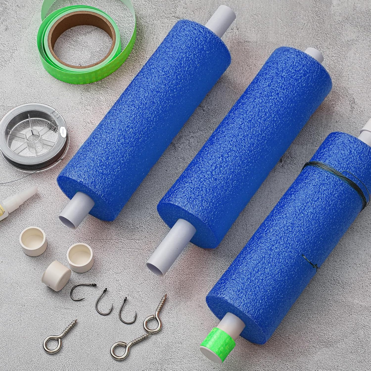 3/6/12 Set Catfish Rig Catfishing Tackle Floats Noodle Jugs Catfishing Equipment 13.4 Inch Fishing Lines Rig Tackle