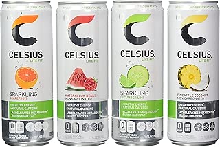Celsius Live Fit Natural Fitness & Energy Drink 12/12oz Cans (Variety Pack) - coolthings.us