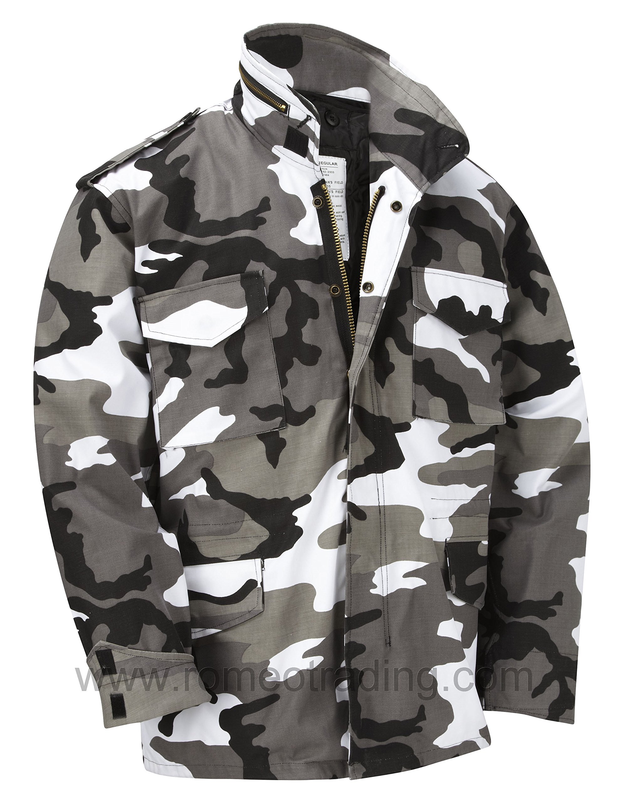 Army and Outdoors Kids Combat Jacket (Age 9-10, Urban Camouflage)