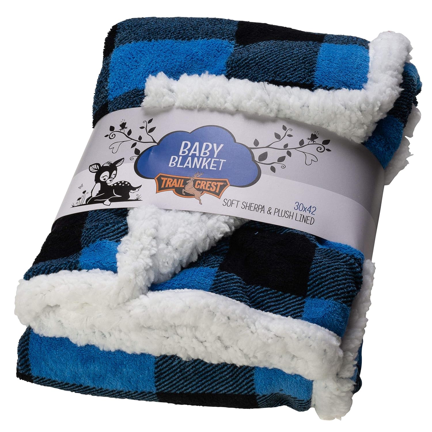 Buy Ultra Soft Sherpa Fleece Plaid Baby Blanket Cozy Plush Throw Blanket For Kids Reversible Plaid Washable Wide Size For Extra For Warmth Comfort Cute Online In Germany B076v9f5lv
