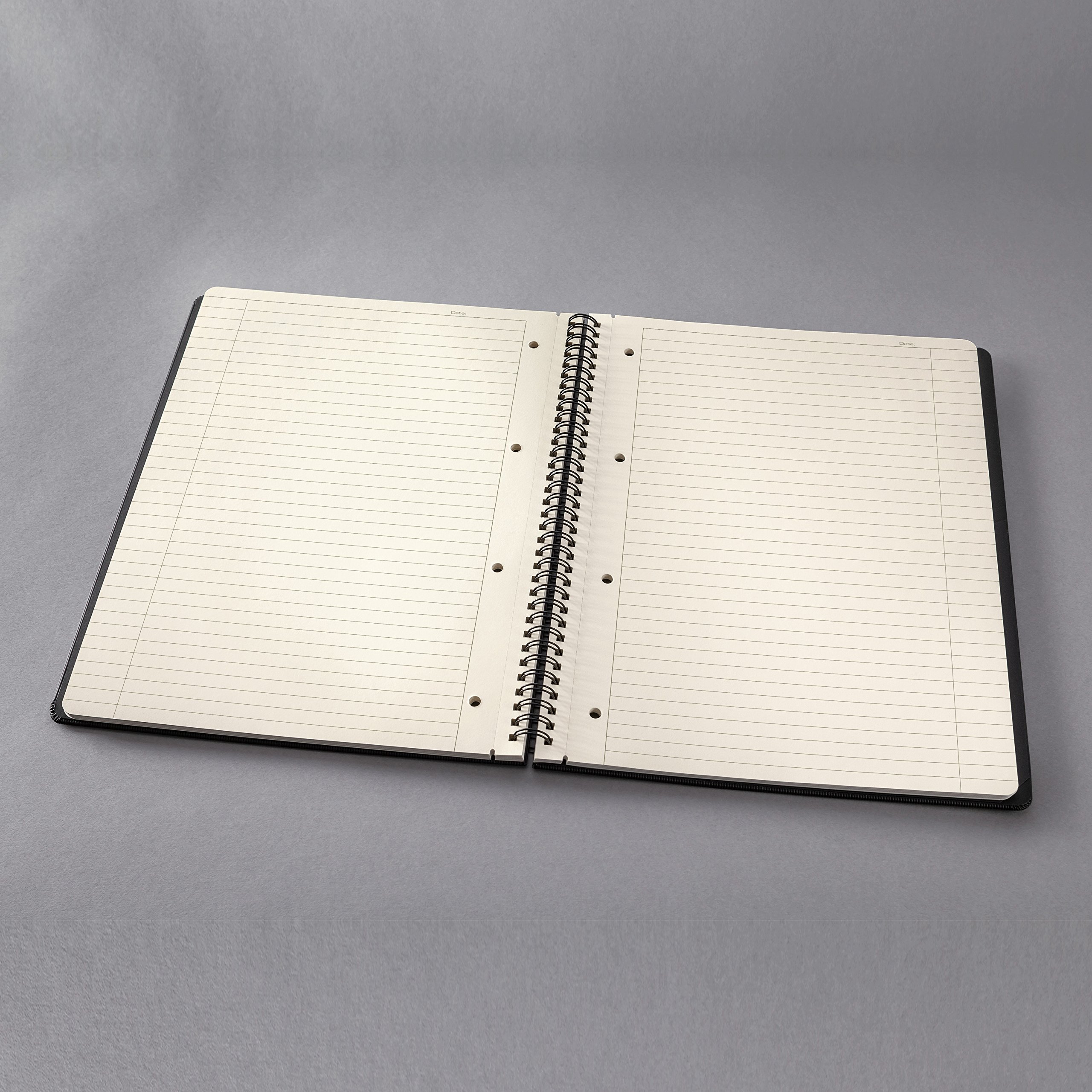 Sigel Bloc à spirales Conceptum A4 couverture rigide - 3 pièces | CO821, ligné, noir, comme journal intime, bullet journal, livre d'idées, cahier d'écriture