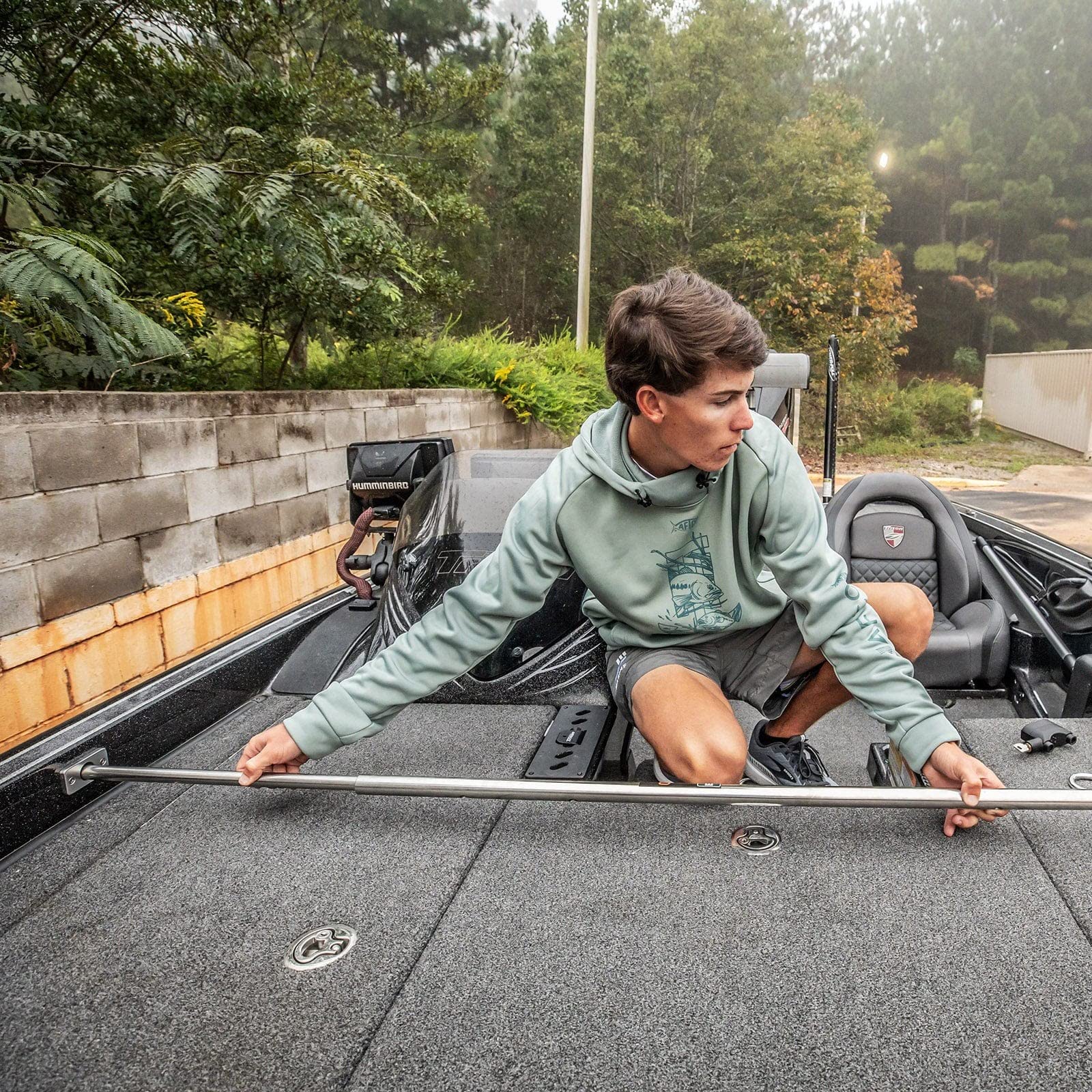 T-H Marine Loc-R-Bar Complete Alarm System - Boat Security System with Adjustable Locking Panic Bar with Alarm Protects Storage Compartments and Rod Lockers - Stainless Steel