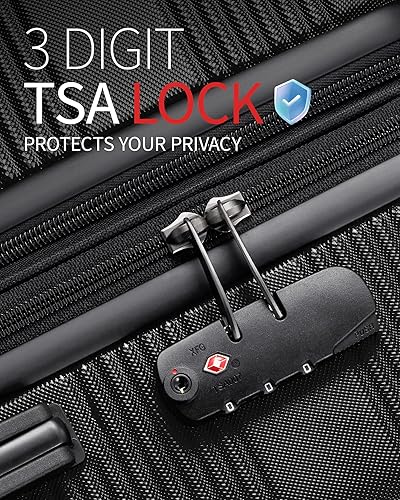 Miniatura 4 de Zitahli Luggage Set - 3 Pieces Luggage Sets Expandable - Hard Case Luggage - Spinner Wheels Suitcase with TSA Lock - YKK Zippers Suitcase Sets