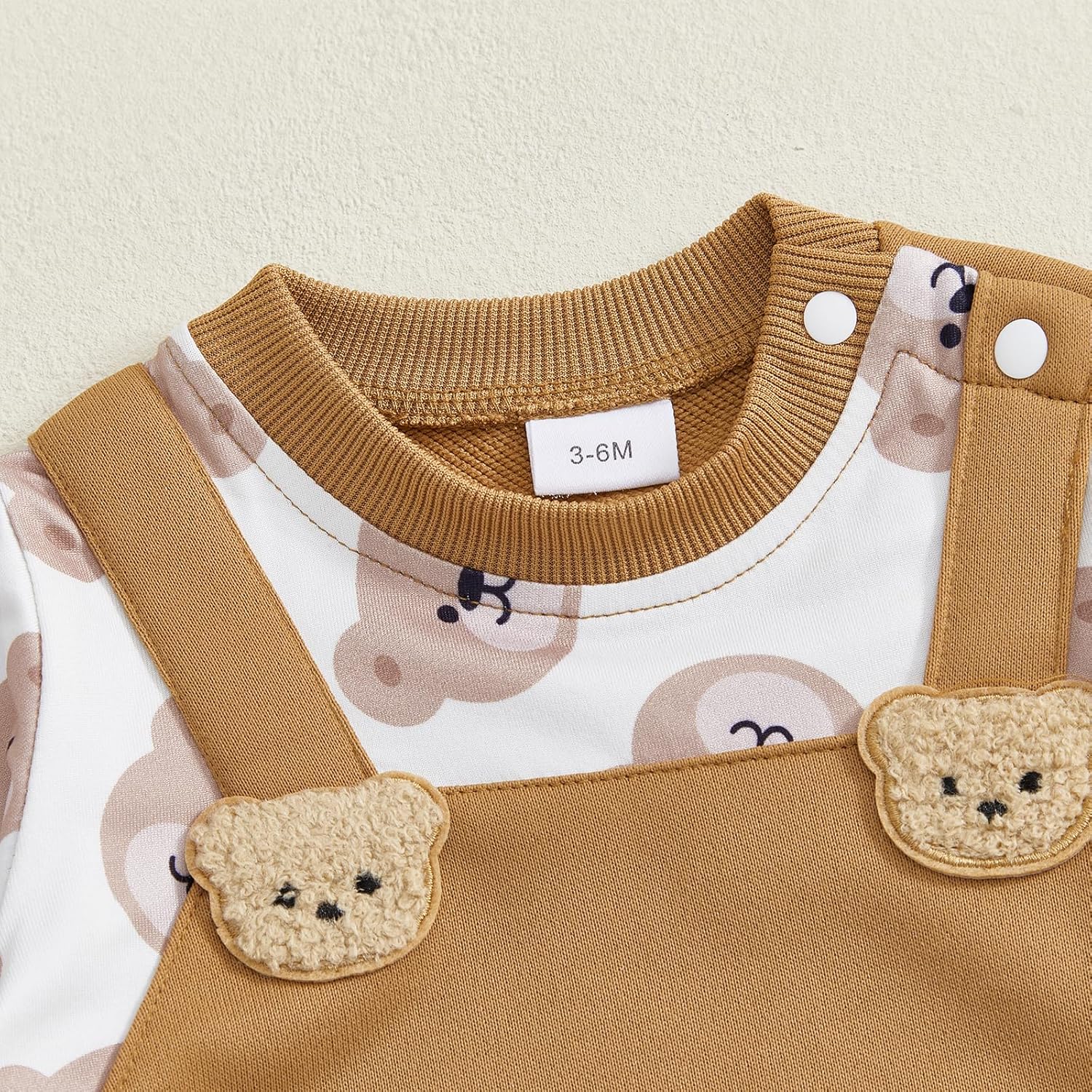 Newborn Baby Boy Fall Outfit Dinosaur Bear Long Sleeve Romper Animal Bodysuit Jumpsuit Infant One Piece Clothes - Image 4