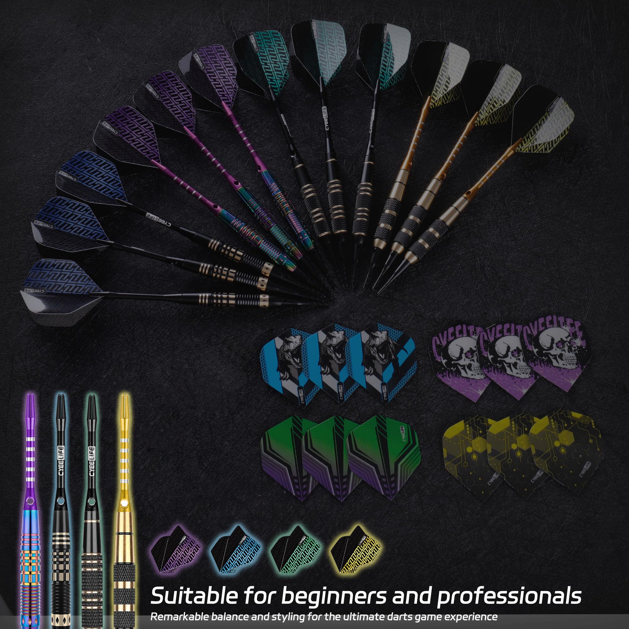 Amazon.co.jp: CyeeLife ダーツアロー プラスチックポイント付き
