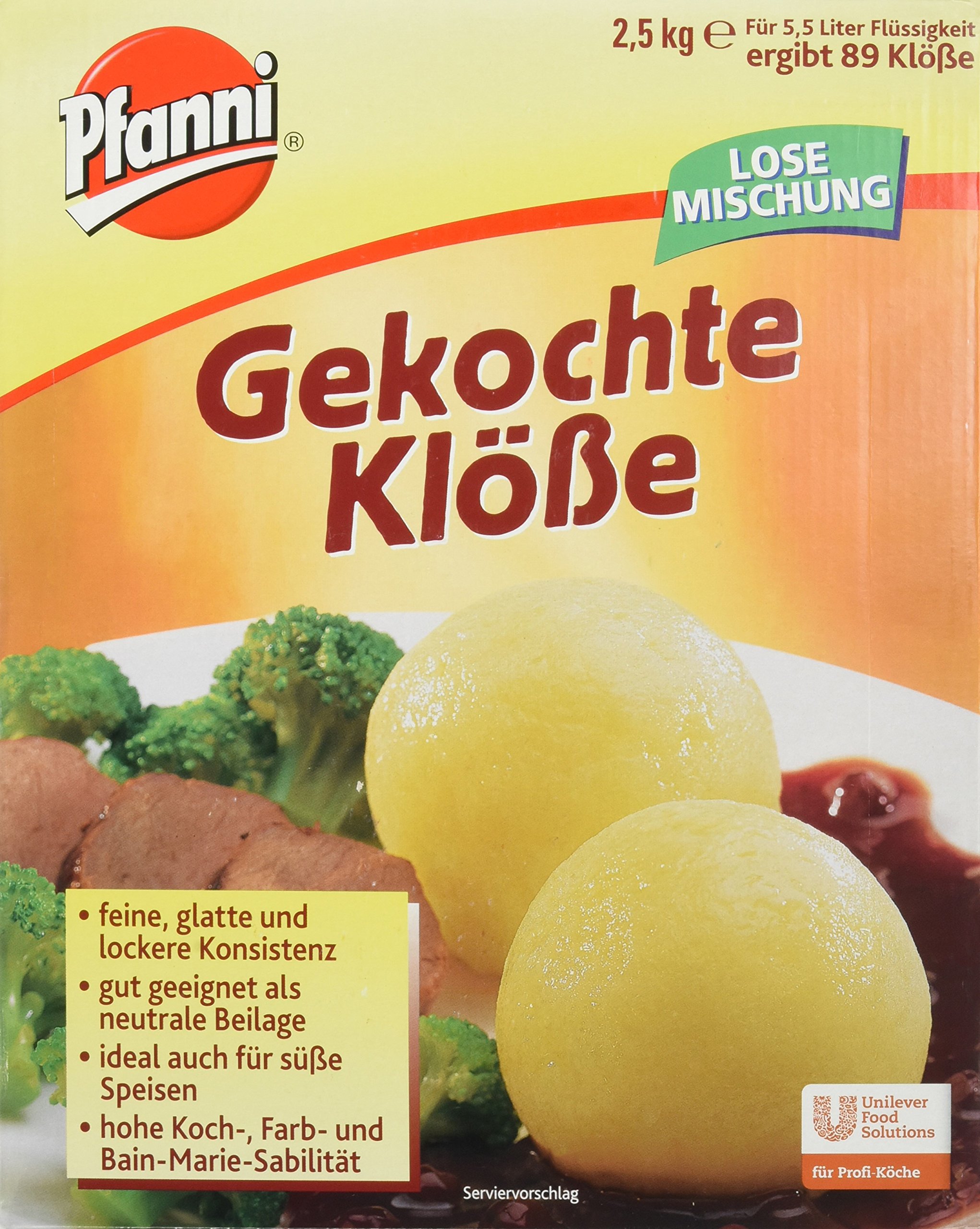 Pfanni Gekochte Klöße 2.5 kg, 1er Pack (1 x 2.5 kg)