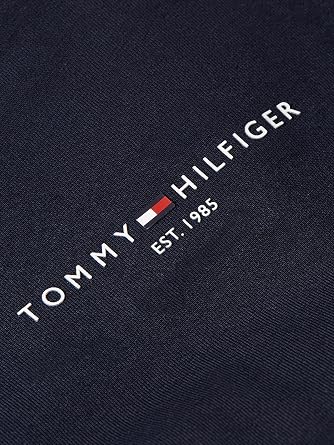 Tommy Hilfiger Men's T-Shirt Short Sleeve Logo Tipped Crew Neck
