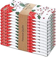 Vista 32 de Urban Villa - Juego de 12 servilletas de tela de 50 x 50 centímetros 100% algodón, servilletas lavables, duraderas, reutilizables y absorbentes