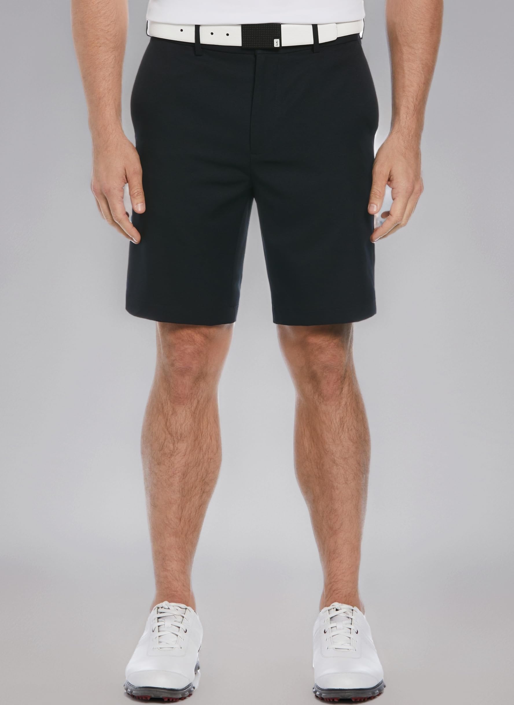 Men's Flat Front Expandable Waistband Golf Shorts