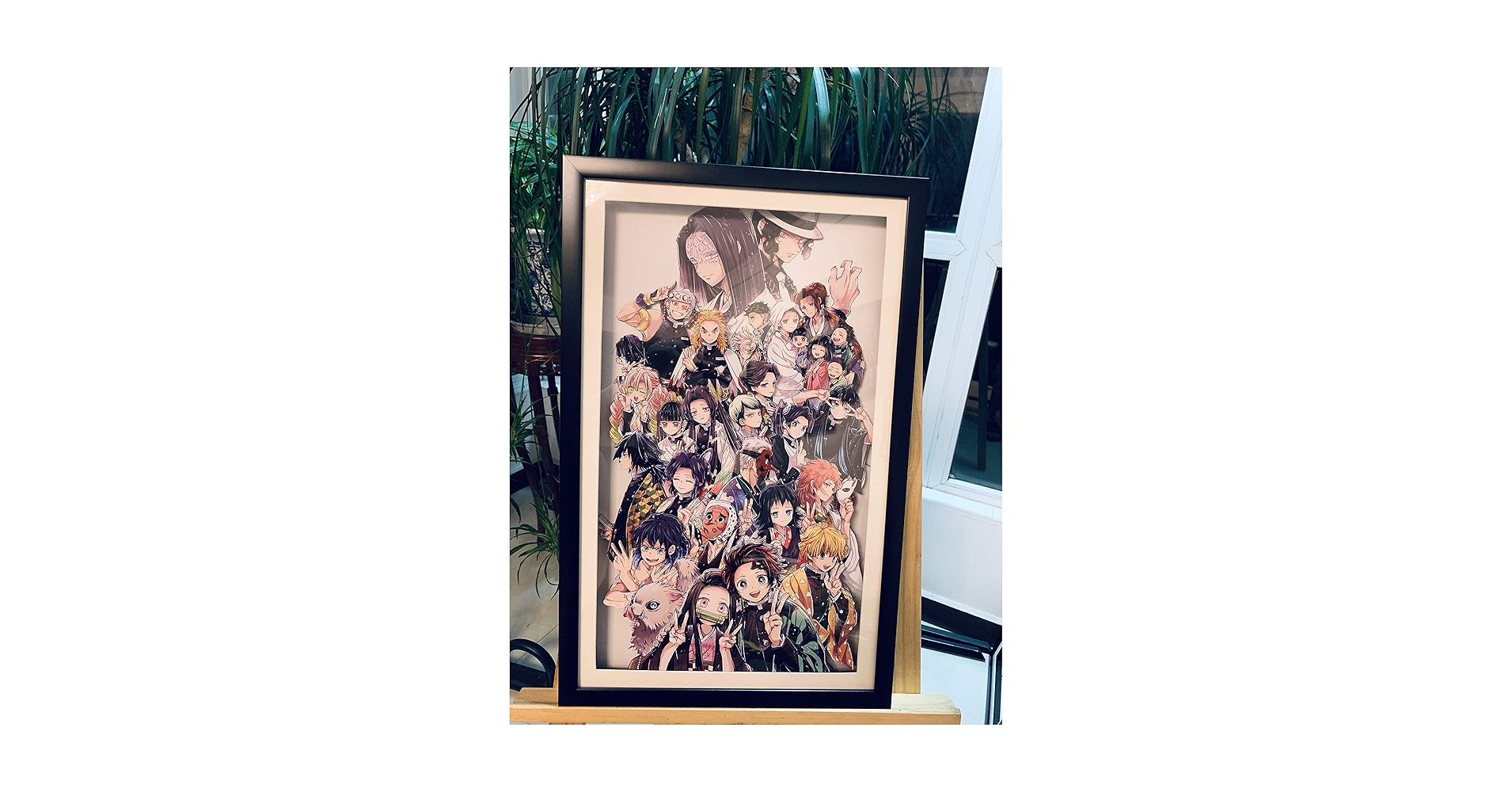 鬼滅の刃 竈門炭治郎 禰豆子 立体絵 飾り 絵飾り 壁飾り　３D フレーム付き Amazon | AooCare 鬼滅の刃 竈門炭治郎 禰豆子 画 周辺 グッズ