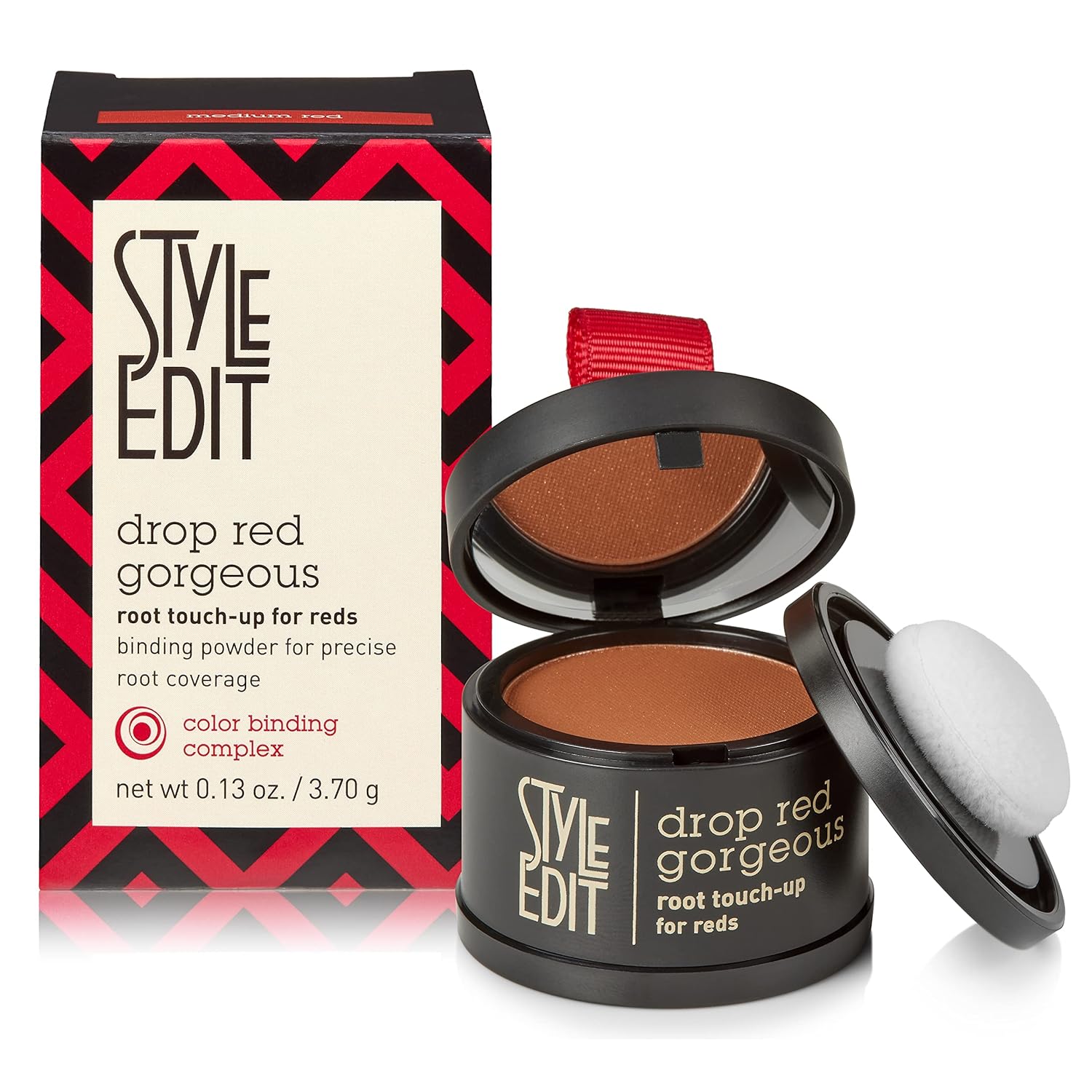 Amazon.com: Style Edit Root Touch Up Powder for Medium Red Hair | Cover ...