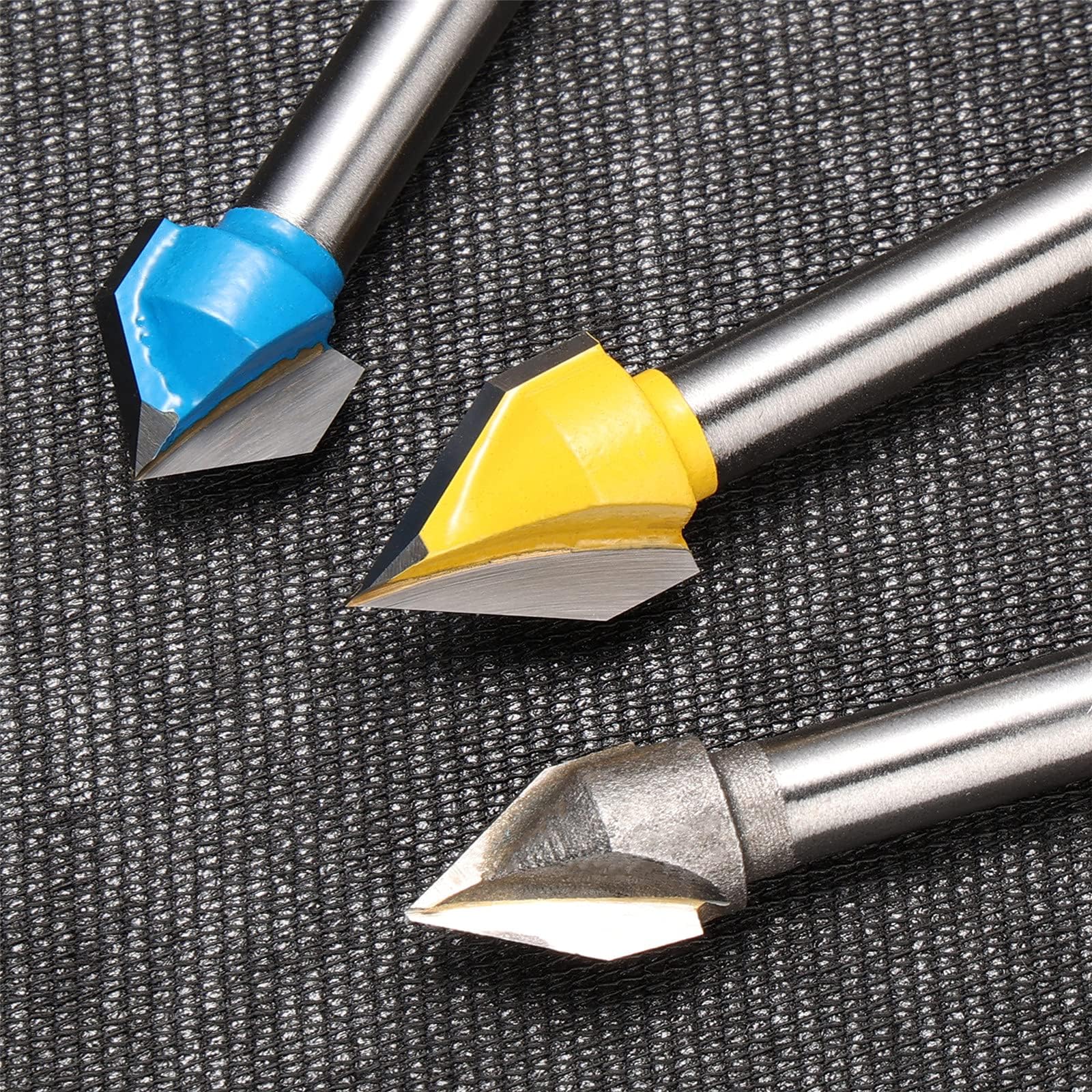 Genmitsu 1/4'' V Grooving Router Bit Set, 60 Degree & 90 Degree CNC Router Bits - Image 4