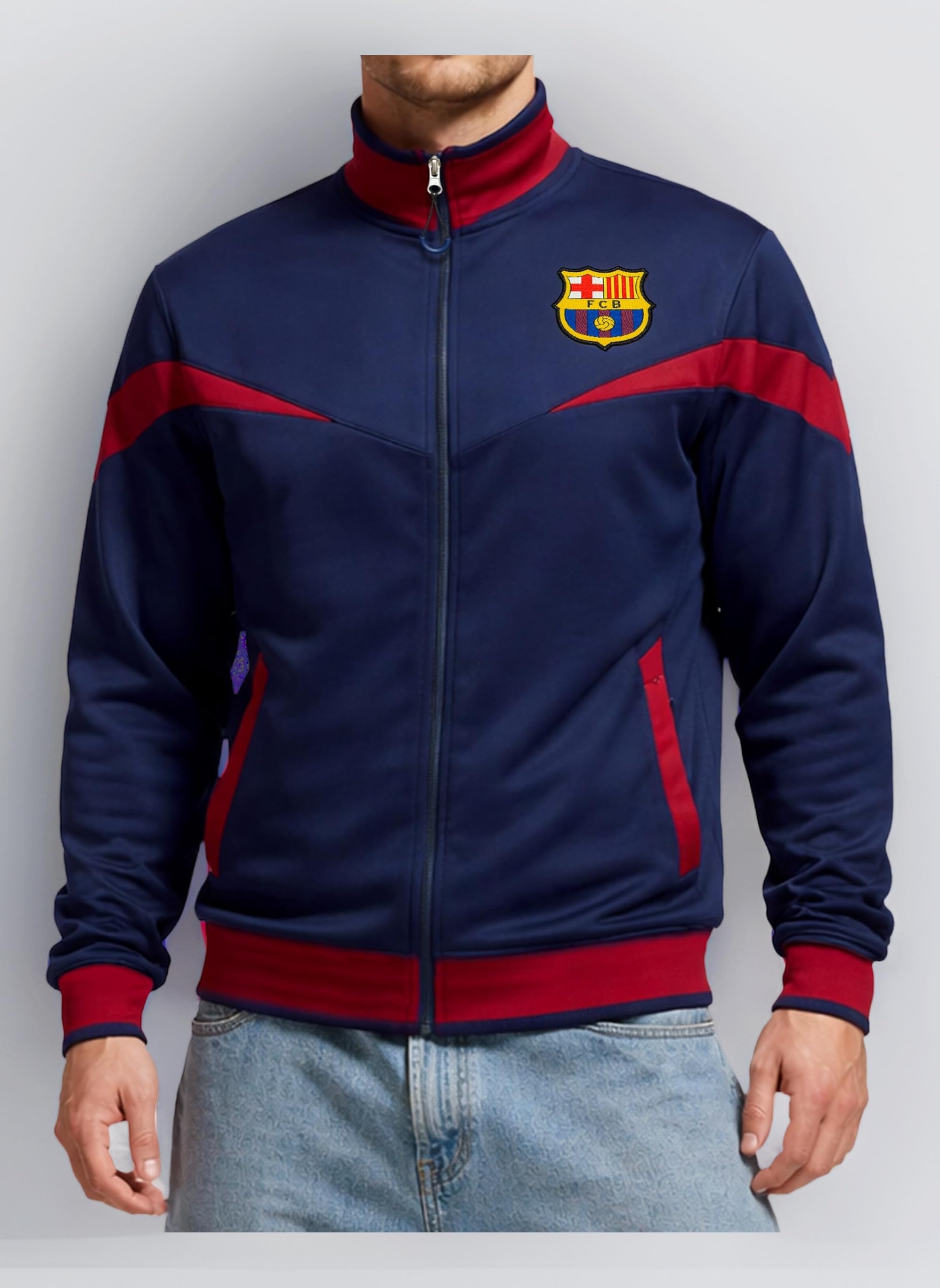 Men's Fc Barcelona Track Jacket Training jacket (pack of 1)
