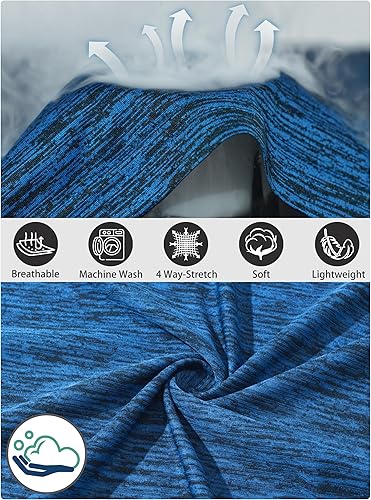 Miniatura 5 de TACVASEN Camiseta sin mangas para hombre, camiseta de entrenamiento muscular, de secado rápido, poliéster, entrenamiento de baloncesto