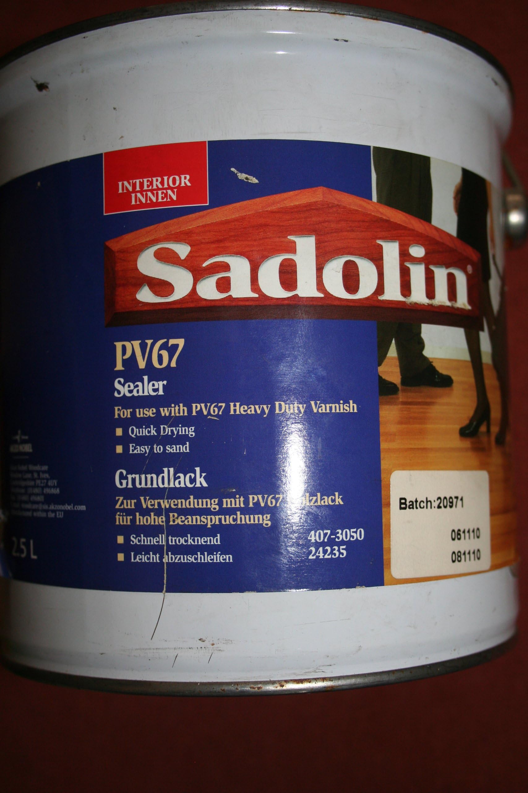 Sadolin PV67 Sealer (For Use With PV67 Heavy Duty Varnish) - Interior