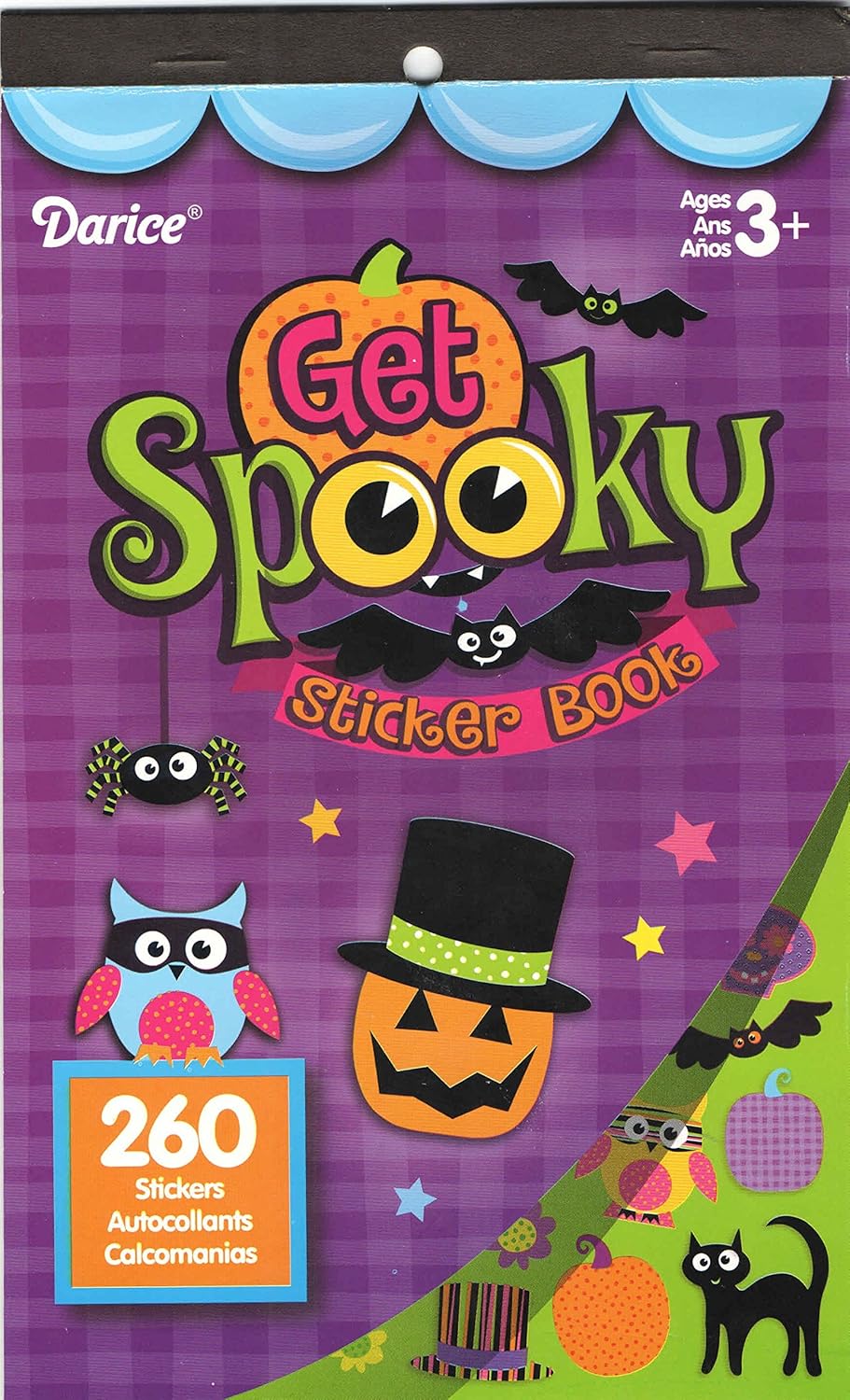 Darice Sticker Book Halloween Edition (Get Spooky; 260 Stickers) Amazon.in Toys & Games