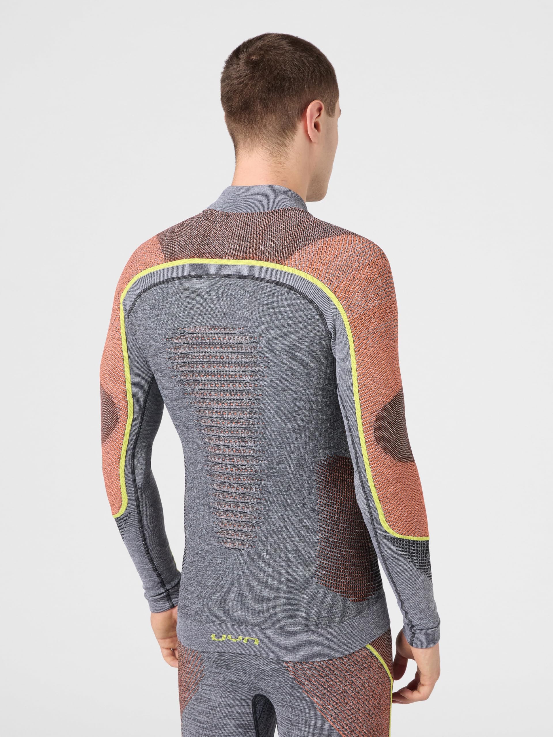 UYN Man Ambityon UW Shirt LG_SL. Melange Turtleneck Uyn Ambityon Maglia Intima Dolcevita Manica Lunga da Uomo Melange Uomo