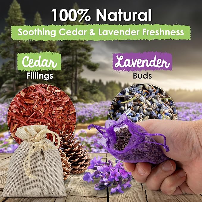 Sachets de Cedro y Lavanda - 20 unidades miniatura 2