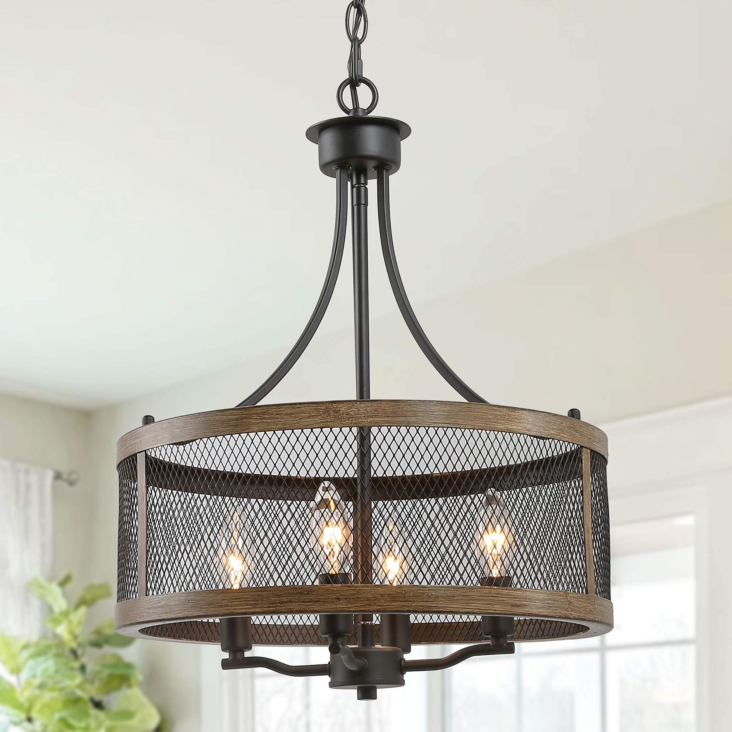 drum chandeliers for dining room