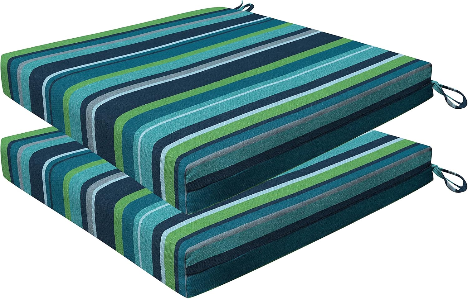 Indoor/Outdoor Stripe Poolside Dining Seat