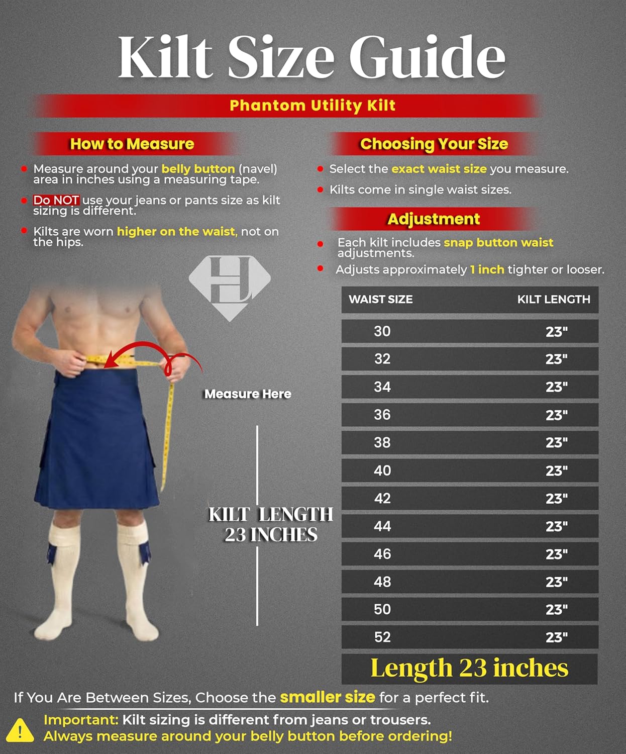 Utility kilt for Men Modern Scottish Phantom Mens Kilt for Everyday Wear with Cargo Pockets