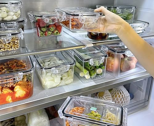 Miniatura 6 de gotman Juego de recipientes herméticos para almacenamiento de alimentos, (cajas de almuerzo), Tritan 100%  Cajas organizadoras de verduras sin BPA