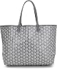 Pre-Loved Grey Goyardine Canvas Saint-Louis PM, Grey