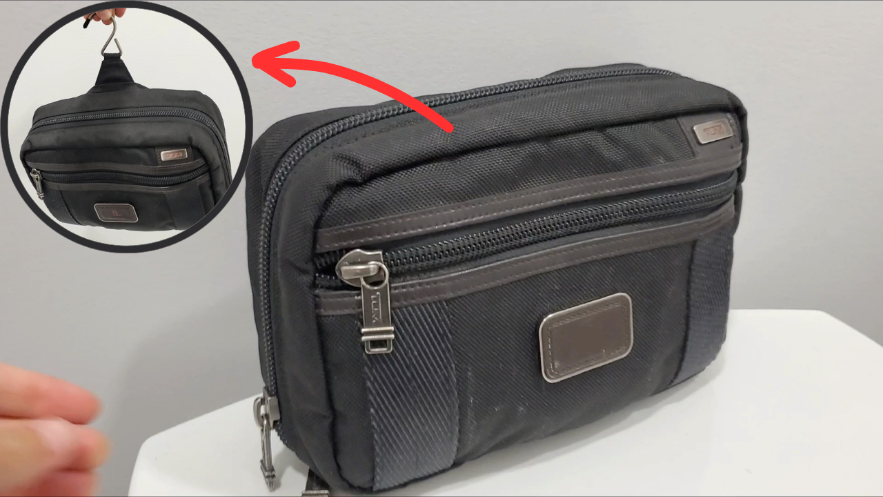Watch Tumi Hanging Travel Kit Bag A Quality! on Amazon Live
