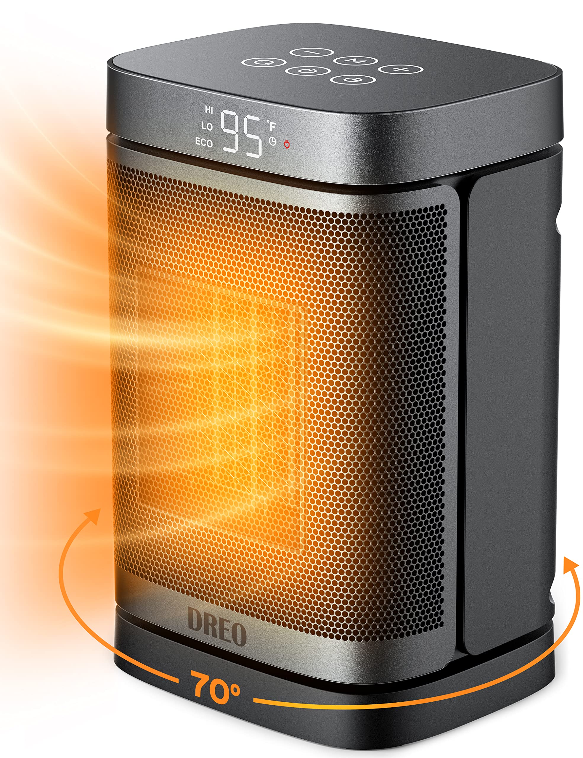 Dreo Space Heater 70°Oscillating Portable Heater with Thermostat