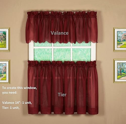 Vista 272 de Today's Curtain - Cortina Emelia de gasa original, panel de 84 pulgadas, negro, 60 pulgadas de ancho x 84 pulgadas de largo