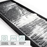 Vista 5 de FH Group Forro de cuero sintético de alta calidad para carga – Alfombrilla protectora de carga para SUV y Van, alfombrilla de maletero con diseño