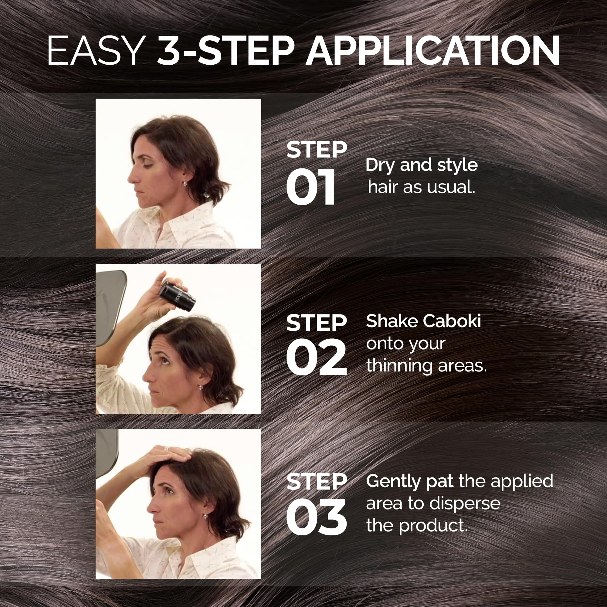 Caboki Plant-Based Hair Fibers for Thinning Hair, 30g