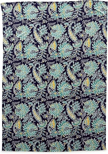 Vista 153 de Vera Bradley - Manta de felpa, gris, King Azulejo Plaza,Java azul marino y blanco,Floral Sea Air,Macarrón Anémonas,Bachelor Buttons Azul