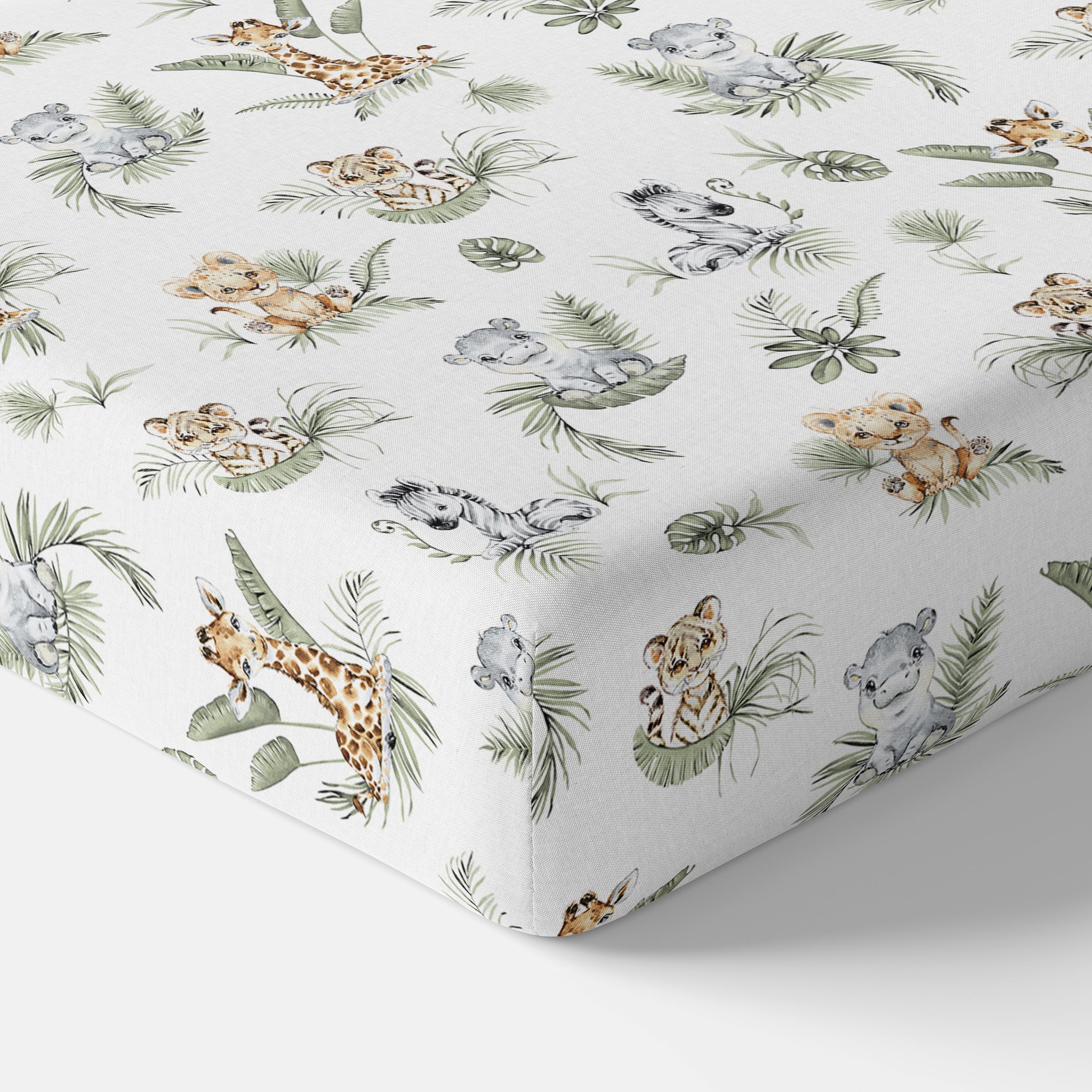 Baby Comfort Nursery 100% Cotton Fitted Sheet fits 140x70 cm Cot Bed Mattress (Safari Cars) — view 84