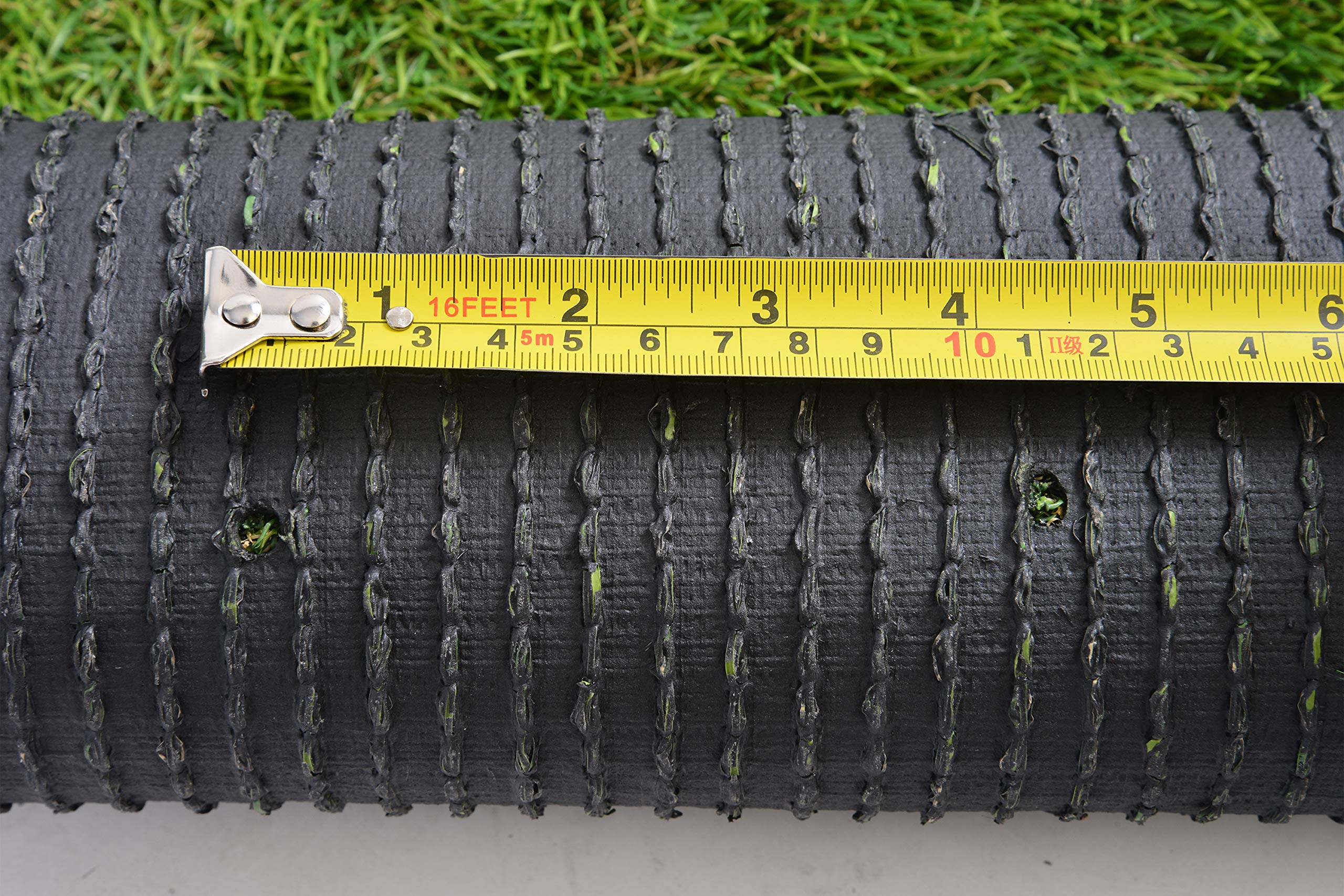 Amazon.co.jp: 人工芝 ロール 2m×10m 高密度 芝丈20mm 透水穴付き 立体 