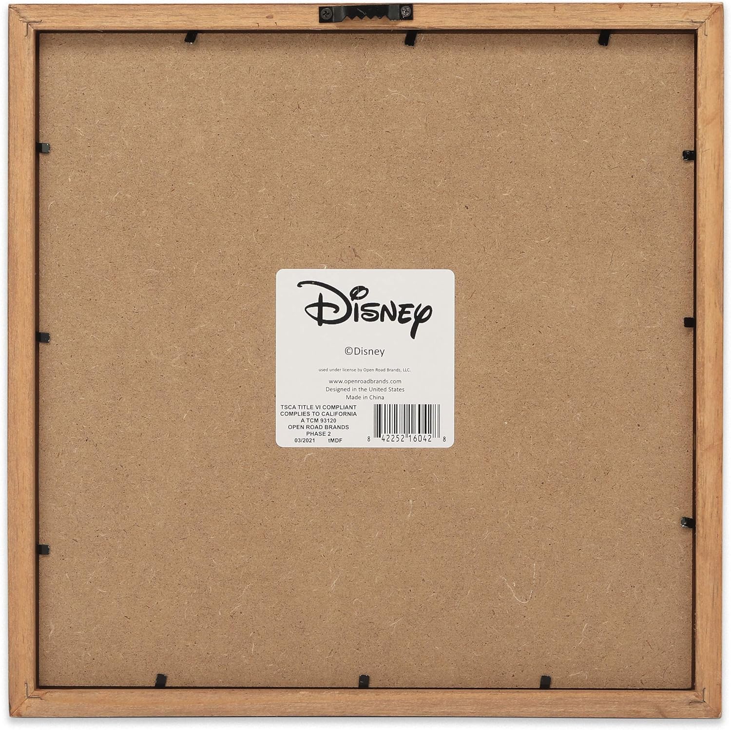 Open Road Brands Disney Peter Pan Lost Boys Made for Adventures Wood Wall Decor for Play Room, Kids' Bedroom, or Nursery